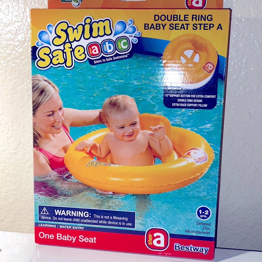 One baby seat swim safely ring summer swimming safe for pool